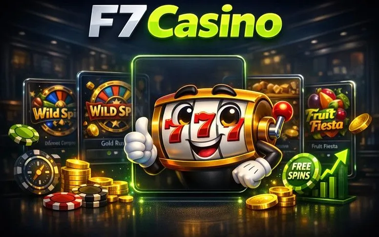F7 Casino homepage hero banner