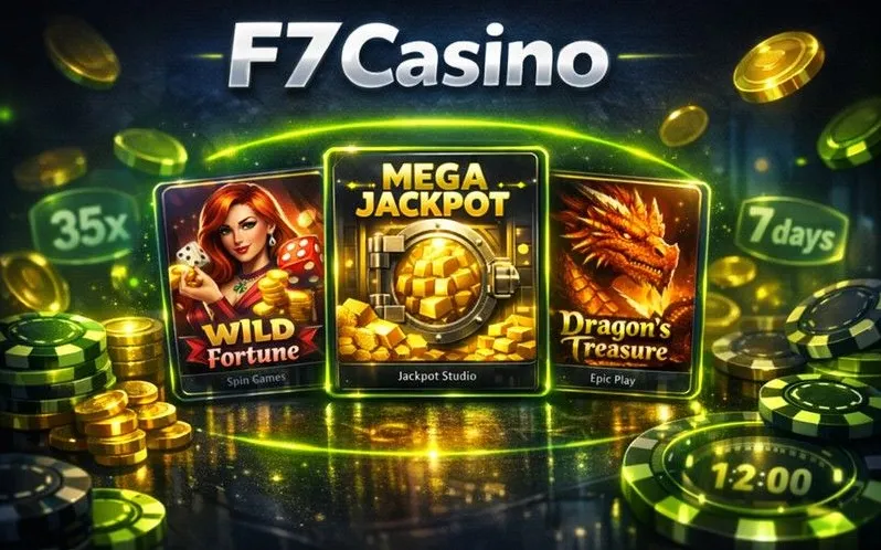 F7 Casino registration page